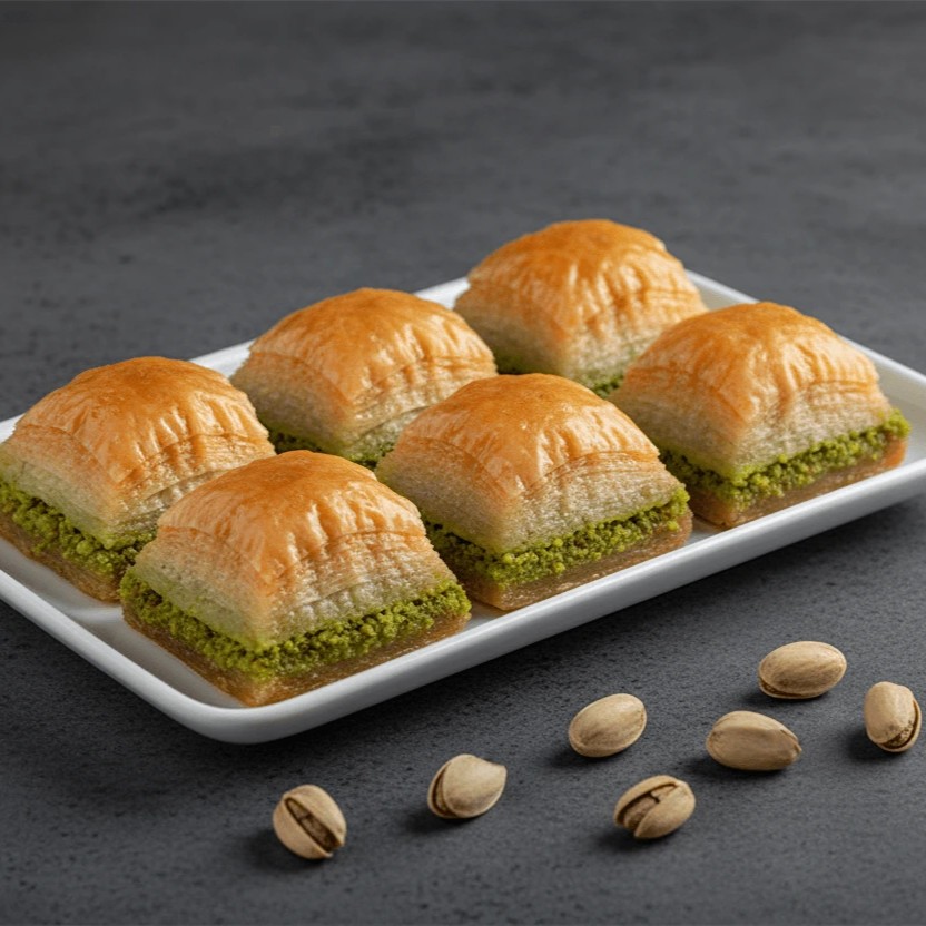 Menu baklava