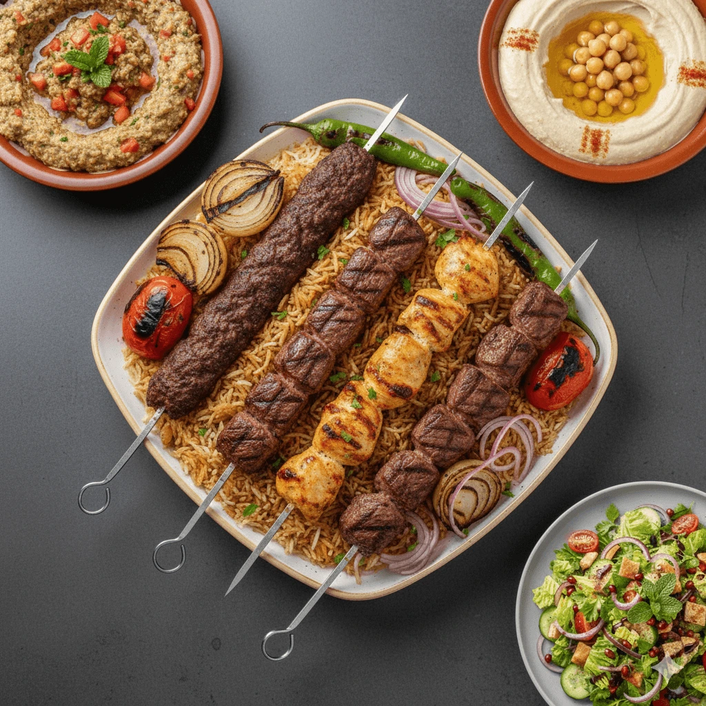 Menu spot’s mix grilled platter 6 people