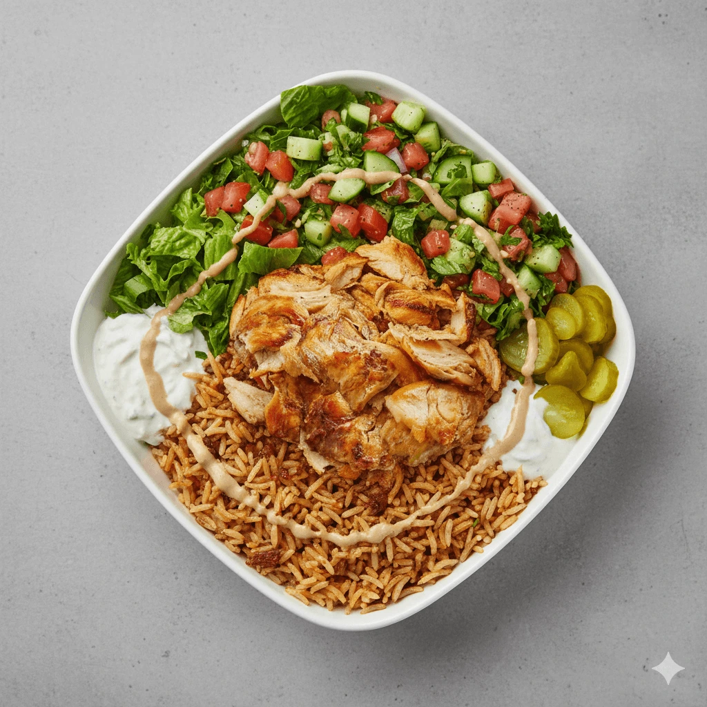 Home chicken shawarma